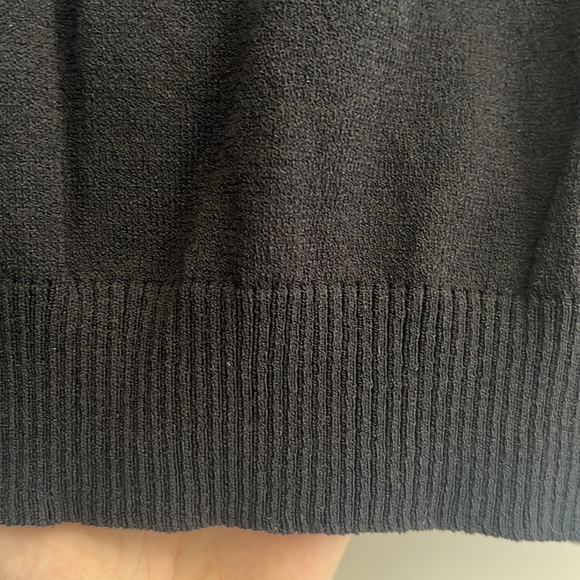 NWT - Black Sweater Vest - Textured Sz S Women’s Jones New York - Picture 7 of 7